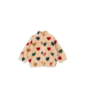 Konges Sløjd Teddyfleecejacke Jody Multi Heart