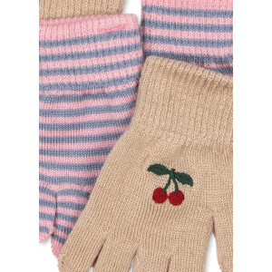 Konges Slojd Handschuhe 2er Set Filla Cherry