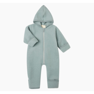 Engel Natur Overall aus Bio-Wollfleece mit Reißverschluss