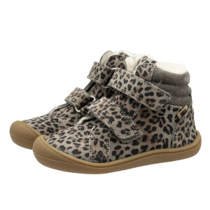 Telyoh Barefoot Stiefel Massai Mid Klett wasserdicht Wolle
