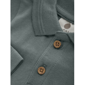 EN FANT Langarmbody mit Polokragen Balsam Green