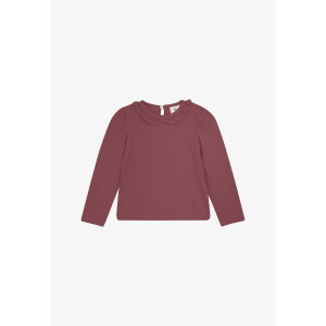 EN FANT Longsleeve mit Spitzenkragen Roan Rouge