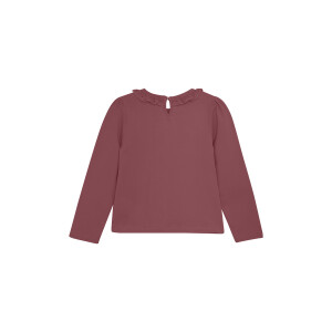EN FANT Longsleeve mit Spitzenkragen Roan Rouge