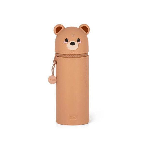 Legami Federmäppchen Bär 2 in 1 aus weichem Silikon Kawaii