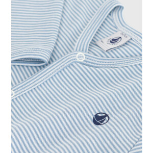 Petit Bateau Strampler ohne Füßchen aus Baumwolle Streifen