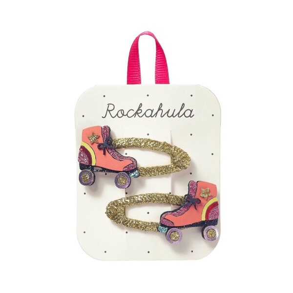 Rockahula Haarspangen 2 Stück Disco Roller Skate Clips