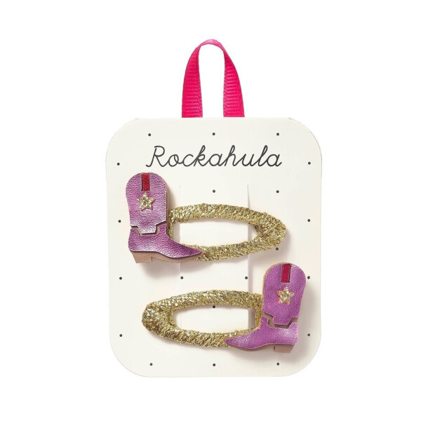 Rockahula Haarspangen 2 Stück Dolly Disco Cowgirl Boots