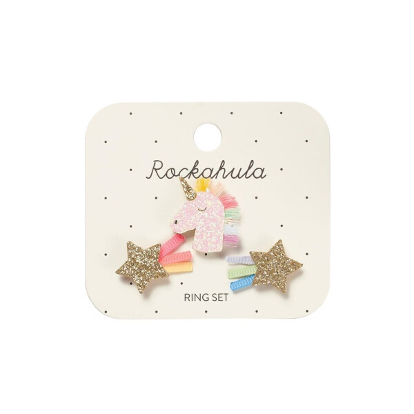 Rockahula  Ring Set Rainbow Unicorn