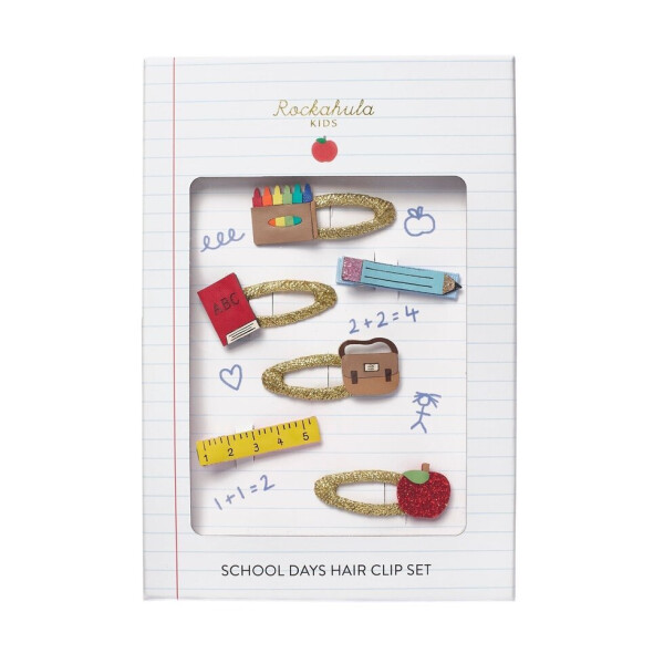 Rockahula Haarspangen 6 Stück School Days Hair Geschenk Set