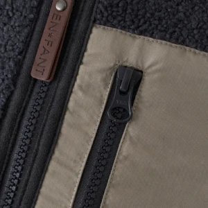 En Fant Teddyjacke Tasche mit Reißverschluss