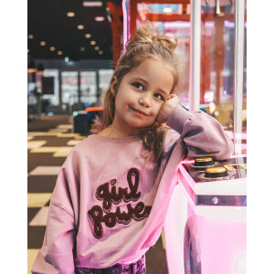 Your Wishes Oversized Sweater Girl Power
