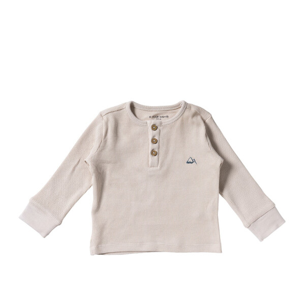 Your Wishes Baby Longsleeve MIni Waffle Peyote