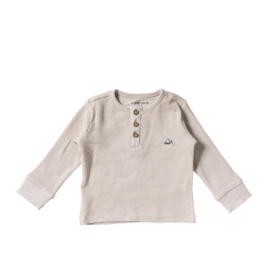 Your Wishes Baby Longsleeve MIni Waffle Peyote