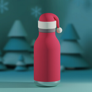 Asobu Bestie Bottle Isolierflasche Santa