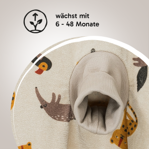 Little Casimir Lätzchen Boo Waterproof  Wildlife 2.0