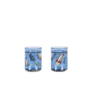 Konges Sløjd Glitzerbecher Outer Space  2er Set