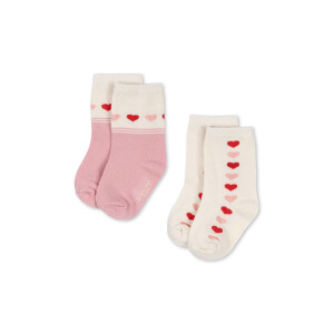 Konges Sløjd 2er Set Socken Jaquard Herz