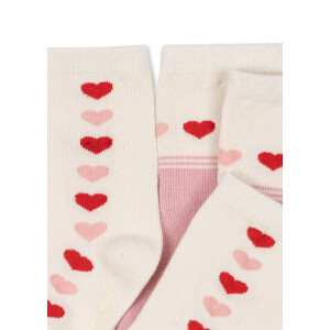 Konges Sløjd 2er Set Socken Jaquard Herz