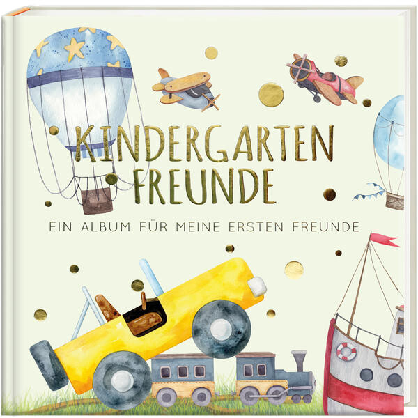 Paperish Verlag - Kindergarten-Freundebuch Fahrzeuge