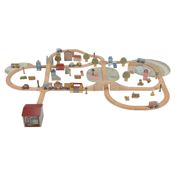 Little Dutch Holzeisenbahn-Set XXL aus FSC-Holz neu