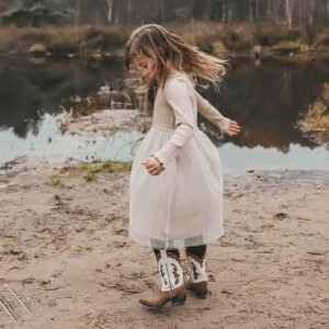 Your Wishes Tüllkleid mit Rib-Shirt