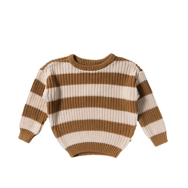 Your Wishes Chunky Sweater Stripe Knit