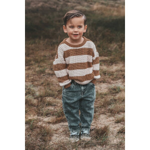 Your Wishes Chunky Sweater Stripe Knit