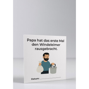 Woll Verlag - Meilensteine 24 Fotokarten für die aufregende erste Papa-Zeit