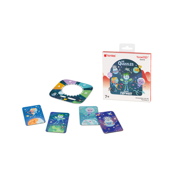 Tonies ToniePlay Game Die Quizzles: Bunte Tierwelt