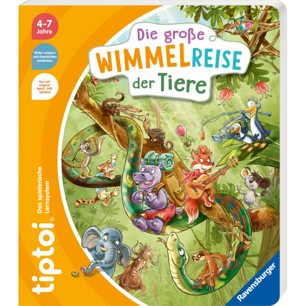 Ravensburger tiptoi - Die große Wimmelreise der Tiere