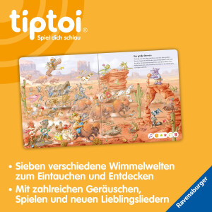 Ravensburger tiptoi - Die große Wimmelreise der Tiere