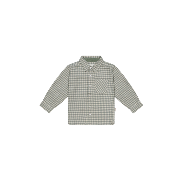 Leevje Kariertes Flanellhemd green
