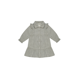 Leevje Flanellkleid Kariert green