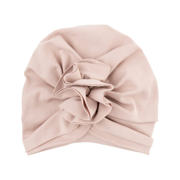 Wooly Organic Turbanmütze Ruffle