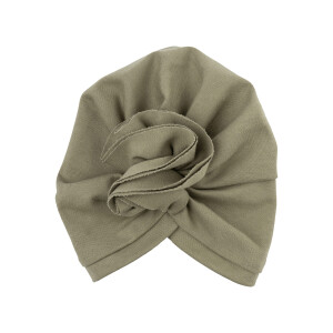 Wooly Organic Turbanmütze Ruffle