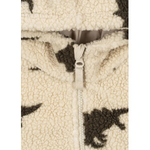 Konges Sløjd Teddyfleecejacke mit Kapuze Jody Dino
