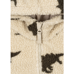 Konges Sløjd Teddyfleecejacke mit Kapuze Jody Dino