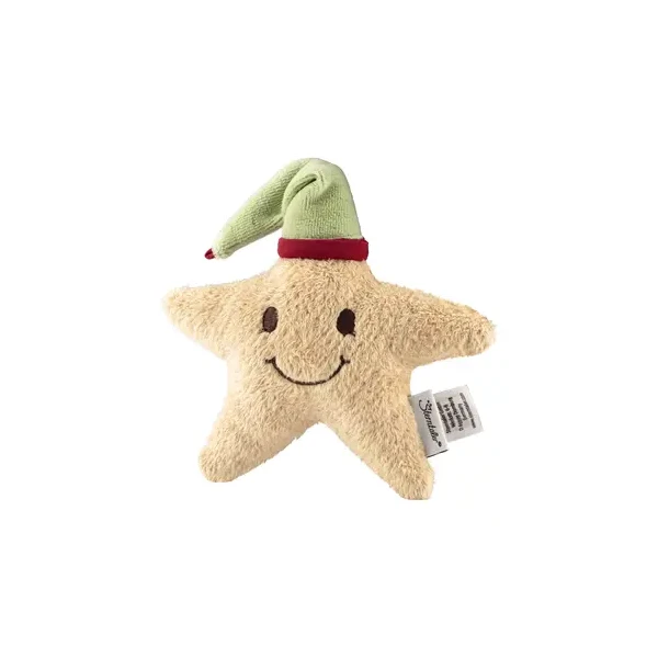 Sterntaller Kuscheltier kleiner Stern in beige, mit Rassel