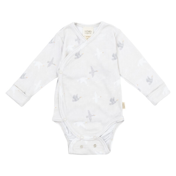 Wooly Organic Wickelbody langärmelig Gans