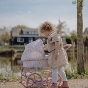 Little Dutch Puppenwagen Metall/Stoff Soft Flowers