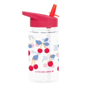 A Little Lovely Company Trinkflasche transparent Kirschen...