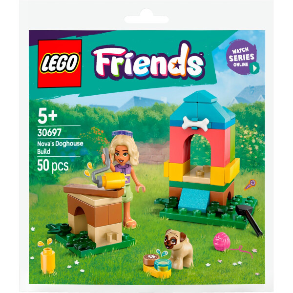 LEGO Friends Novas selbstgebaute Hundehütte