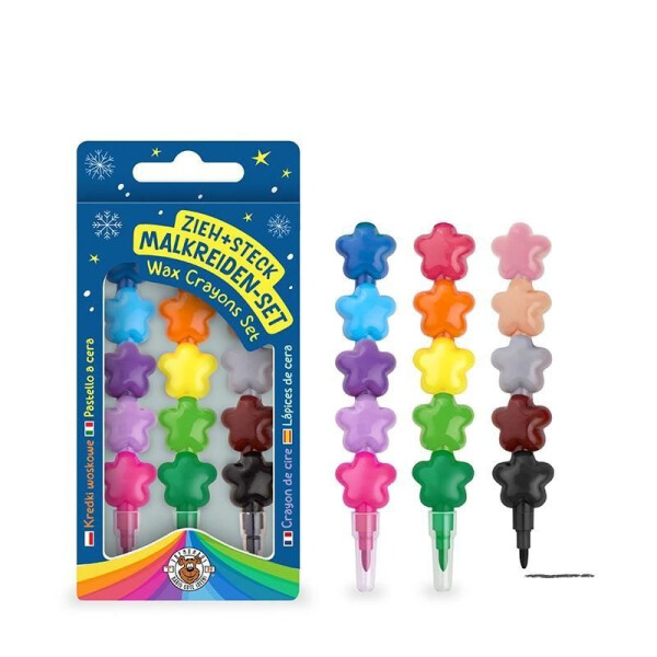 Trendhaus Magic Moments Wachsmalkreide Zieh & Steck
