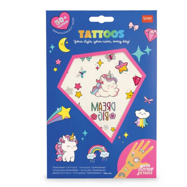 Legami Abziehtattoos Einhorn