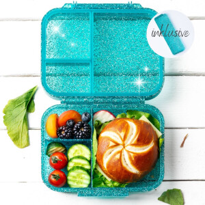 Lekkabox Glamour Mini Lunchbox mit Glitzer