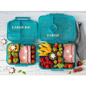 Lekkabox Glamour Mini Lunchbox mit Glitzer