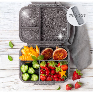 Lekkabox Glamour Mini Lunchbox mit Glitzer