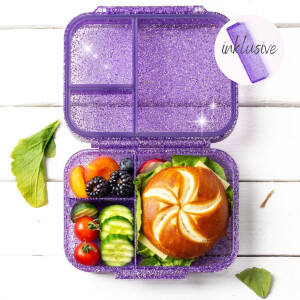 Lekkabox Glamour Mini Lunchbox mit Glitzer