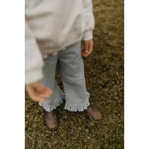 Leevje Cordhose weit mit Rüschen