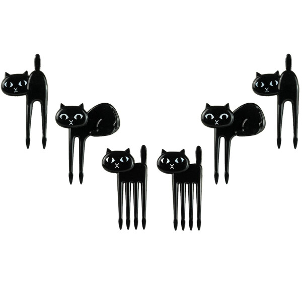Lekkabox Food Picks Schwarze Katze